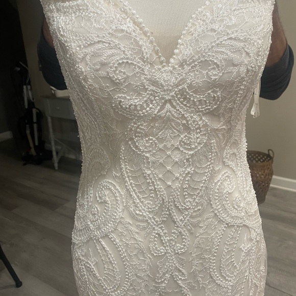 NWT Maggie Sottero BEADED MERMAID WEDDING Gown - Picture 5 of 13